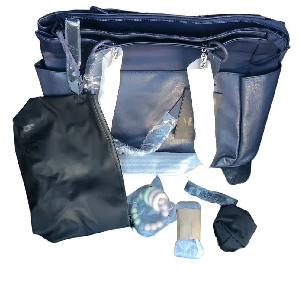 Beis The Diaper Travel Bag Navy Blue New with tag